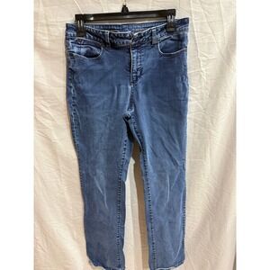 Talbots Heritage Bootcut Jeans Medium Wash Stretch Denim Women's Size 8